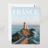 Bretagne, Franse vuurtoren Briefkaart (Voorkant / Achterkant)