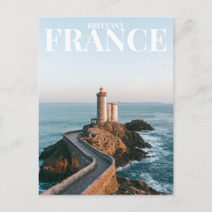 Bretagne, Franse vuurtoren Briefkaart