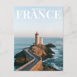 Bretagne, Franse vuurtoren Briefkaart