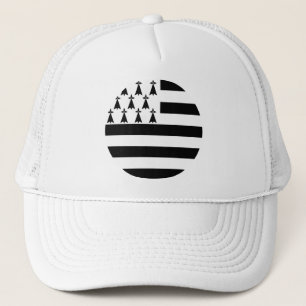 Bretagne (Gwenn-ha-du) vlag Trucker Hat Pet