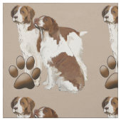 Bretagne hondenras stof (Swatch)