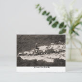 Bretagne klassenslagschip, gebouwd in 1913 briefkaart (Staand voorkant)