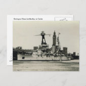 Bretagne-klasseslagschip in Calais Briefkaart (Voorkant / Achterkant)
