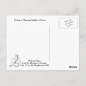 Bretagne-klasseslagschip in Calais Briefkaart (Achterkant)