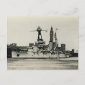 Bretagne-klasseslagschip in Calais Briefkaart (Voorkant)