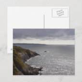 Bretagne kust na storm. briefkaart (Voorkant / Achterkant)