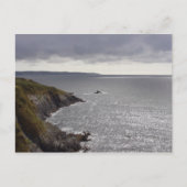 Bretagne kust na storm. briefkaart (Voorkant)