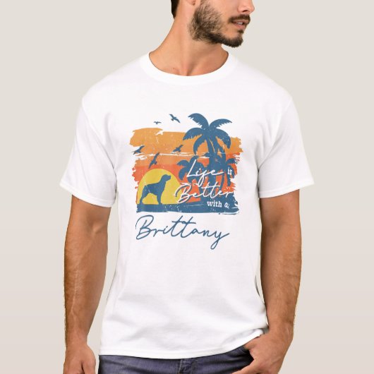 Bretagne leven is beter  t-shirt (Voorkant)