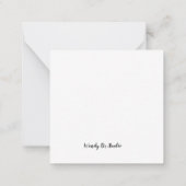 Bretagne met verfprinters notitiekaartje (Achterkant)