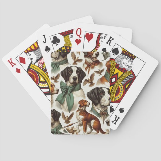 Bretagne Naadloos Pokerkaarten (Achterkant)