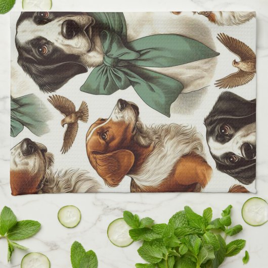 Bretagne Naadloos Theedoek (Gevouwen)