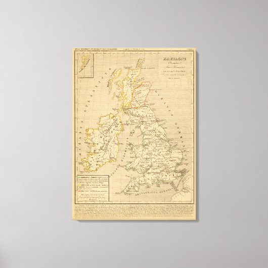 Bretagne Romaine sous Honoriust Canvas Afdruk (Voorkant)