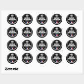Bretagne Ronde Sticker (Vel)