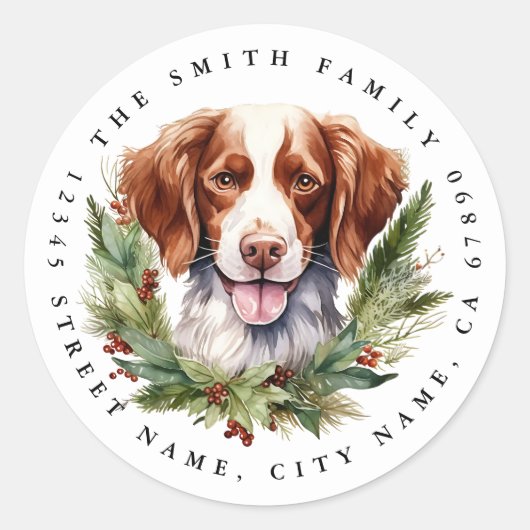 Bretagne ronde Stickers (Voorkant)