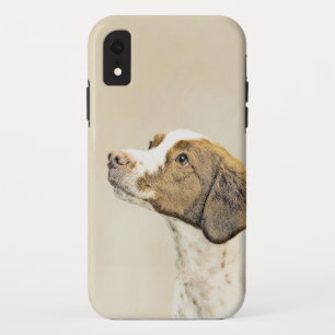 Bretagne schilderen - Kute Original Dog Art Case-Mate iPhone Case