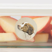 Bretagne schilderen - Kute Original Dog Art Labels (Aangebracht)