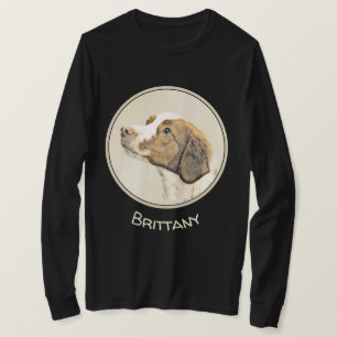 Bretagne schilderen - Kute Original Dog Art T-shirt
