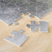 Bretagne Spaniel jacht chukar patrijs, Art Legpuzzel (Zijkant)