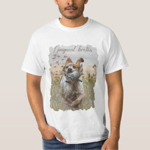 Bretagne Spaniel jachtkwartel, art T-shirt