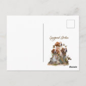 Bretagne Spaniel, Passie voor vogels Briefkaart (Achterkant)