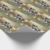 Bretagne Spaniel, Passie voor vogels Cadeaupapier (Hoek)