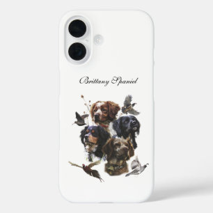 Bretagne Spaniel, Passie voor vogels iPhone 16 Hoesje