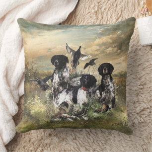 Bretagne Spaniel, Passie voor vogels Kussen