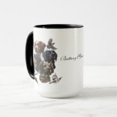 Bretagne Spaniel, Passie voor vogels Mok (Voorkant links)