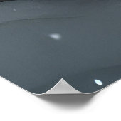 Bretagne Spaniel Sneeuwslee Kerstdecoratie Poster (Hoek)