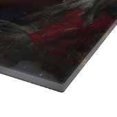 Bretagne Spaniel Sneeuwslee Kerstdecoratie Snijplank (Hoek)