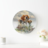 Bretagne Spaniels, Frans Bretagne, Vogelhond Grote Klok (Huis)