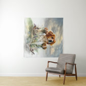 Bretagne Spaniels, Frans Bretagne, Vogelhond Wandkleed (In Situ (horizontaal))