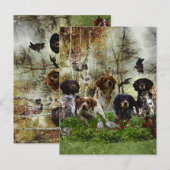 Bretagne Spanjaarden, vogeljacht Briefkaart (Voorkant / Achterkant)