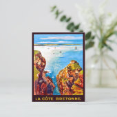 Bretagne, uitzicht, Frankrijk, reizen Briefkaart (Staand voorkant)