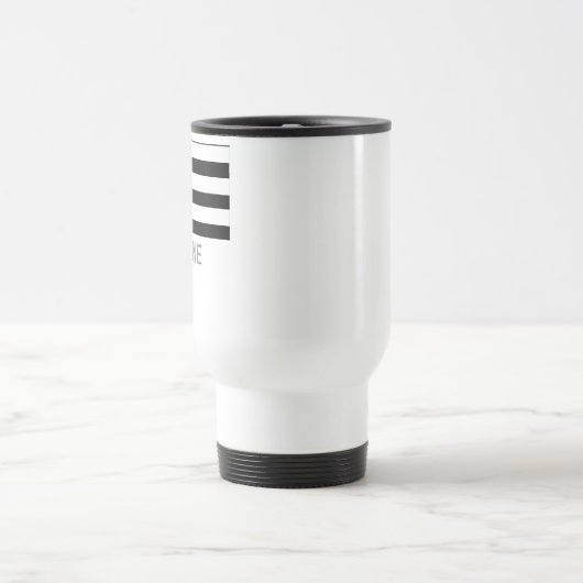 Bretagne vlag met naam reisbeker (Center)