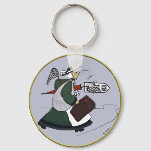 Bretagse badge sleutelhanger