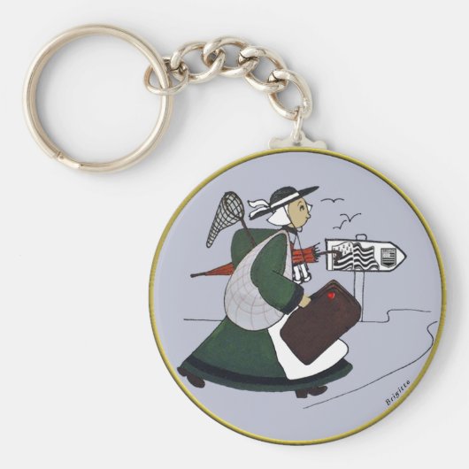 Bretagse badge sleutelhanger (Voorkant)
