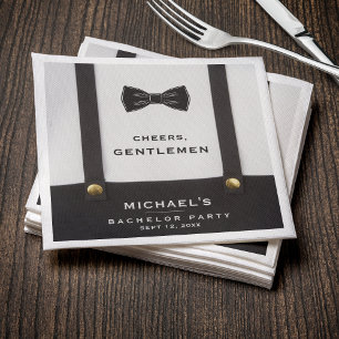 Bretels Das Cheers Gentlemen Vrijgezellenfeest Servet