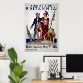 Bretins Day Vintage Poster (Thuiskantoor)