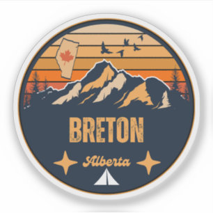 Breton, Alberta Sticker