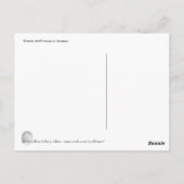 Breton-conceptpaard in harnas briefkaart (Achterkant)