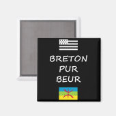 Breton pur beur - Amazigh/Berbère Magneet (Voorkant / Achterkant)