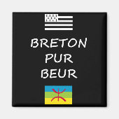 Breton pur beur - Amazigh/Berbère Magneet (Voorkant)