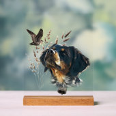 Breton Spaniel Acryl Bord (Neutraal)