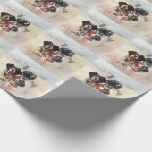 Breton Spaniel Cadeaupapier (Hoek)