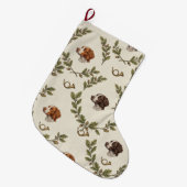 Breton Spaniel Grote Kerstsok (Voorkant (Hangend))