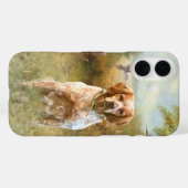 Breton Spaniel, Passie voor Vogels Case-Mate iPhone Case (Achterkant (horizontaal))