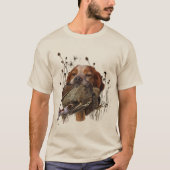 Breton Spaniel, Passie voor Vogels T-shirt (Voorkant)