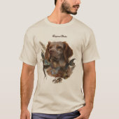 Breton Spaniel, Passie voor Vogels T-shirt (Voorkant)