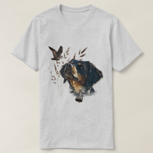 Breton Spaniel, Passie voor Vogels T-shirt (Design voorkant)